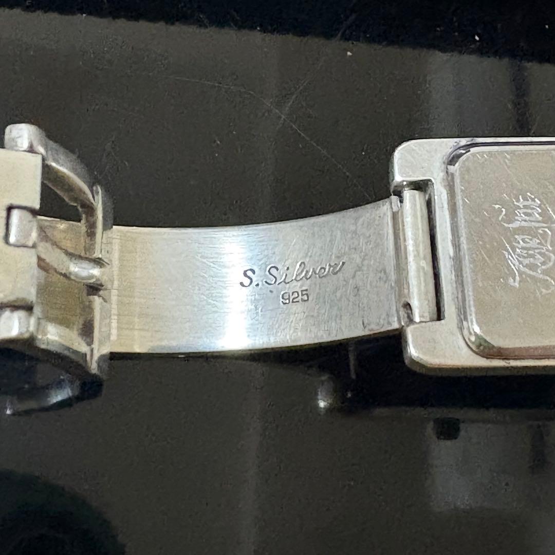 銀製腕時計　バングルタイプ　Silver シルバー925 稼働品 60.8g