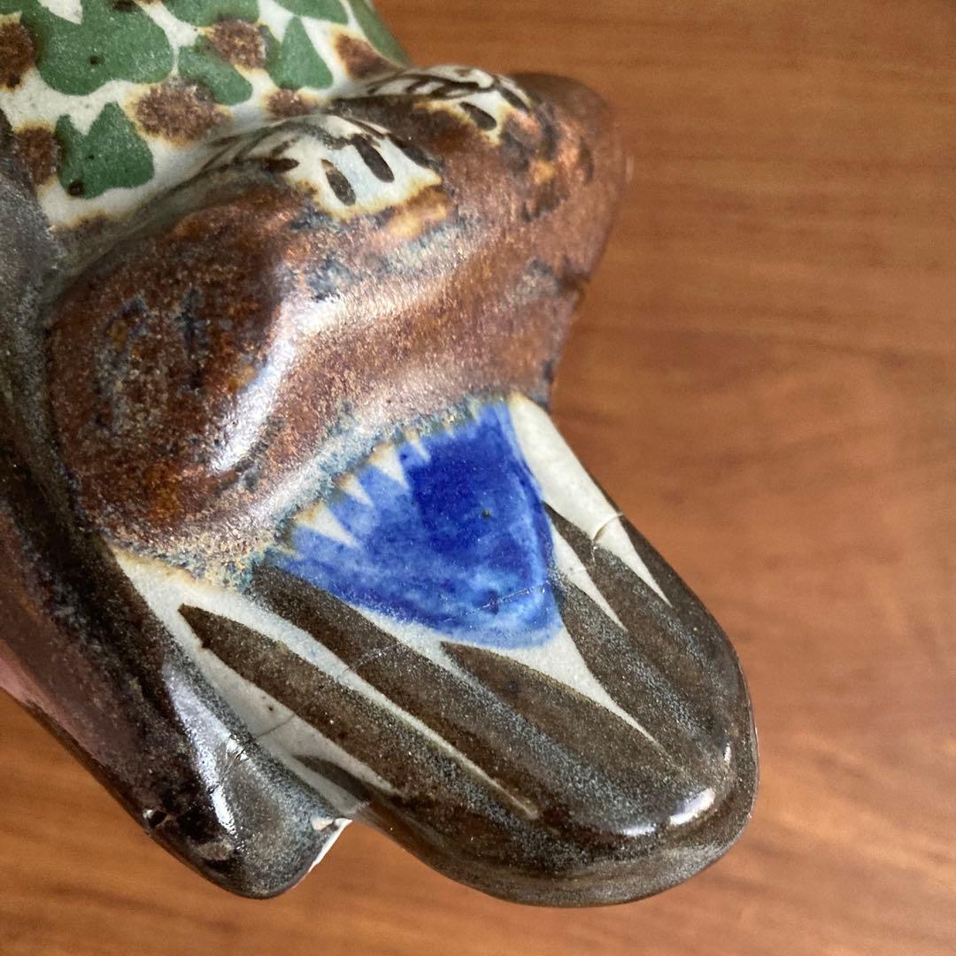 トナラ焼梟置き物　BoConceptやオルネドフォイユやidee、民芸品好きに