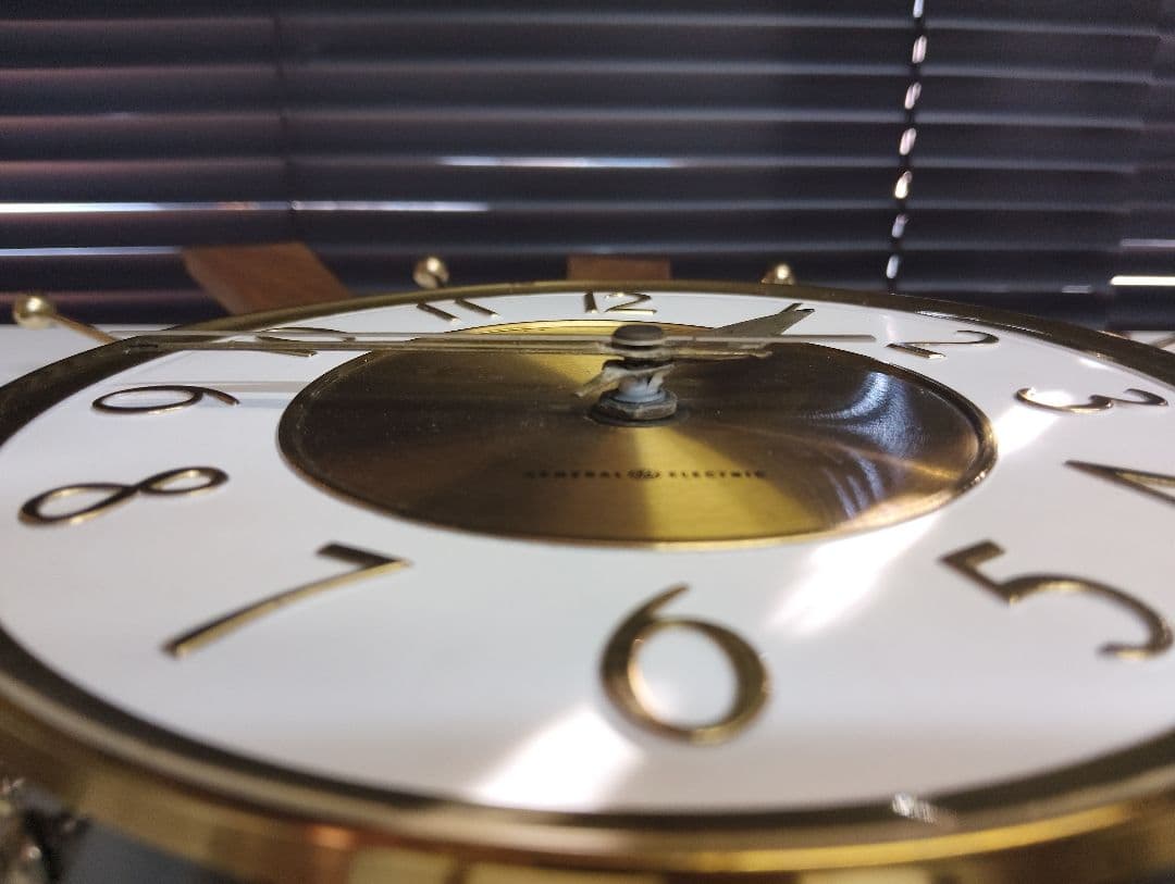 ヴィンテージ　GENERAL ELECTRIC 　サンバースト掛時計