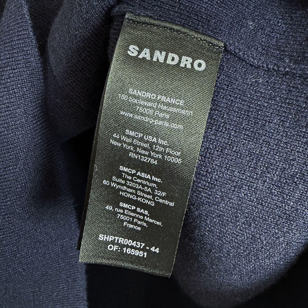 Sandro Paris サンドロ カシミヤ ウール カーディガン たんぽぽ