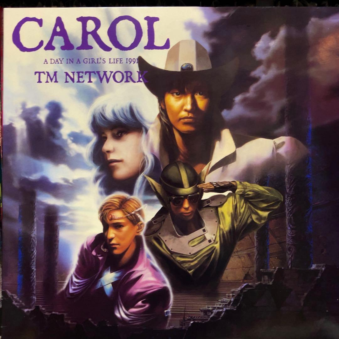 レア盤TM NETWORK「CAROL」2枚組レコード 初回マト！逆襲のシャア