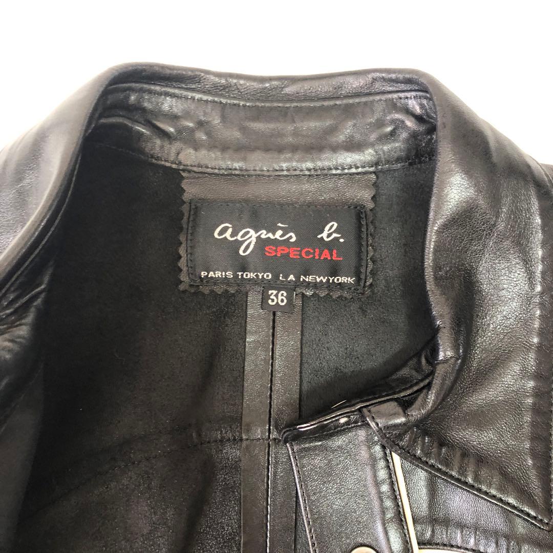 agnes b special アニエスべー レザー ウエスタン ジャケット