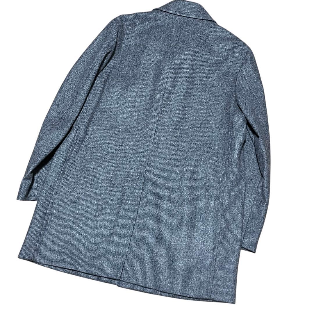 未使用 定価9.9万円 ポールスチュアート ウールカシミヤコート 48
