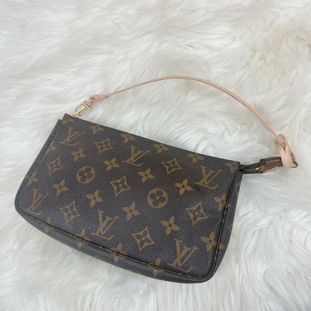 ルイヴィトン　モノグラム　ポシェットアクセソワール　旧型　AR0937 社外補修