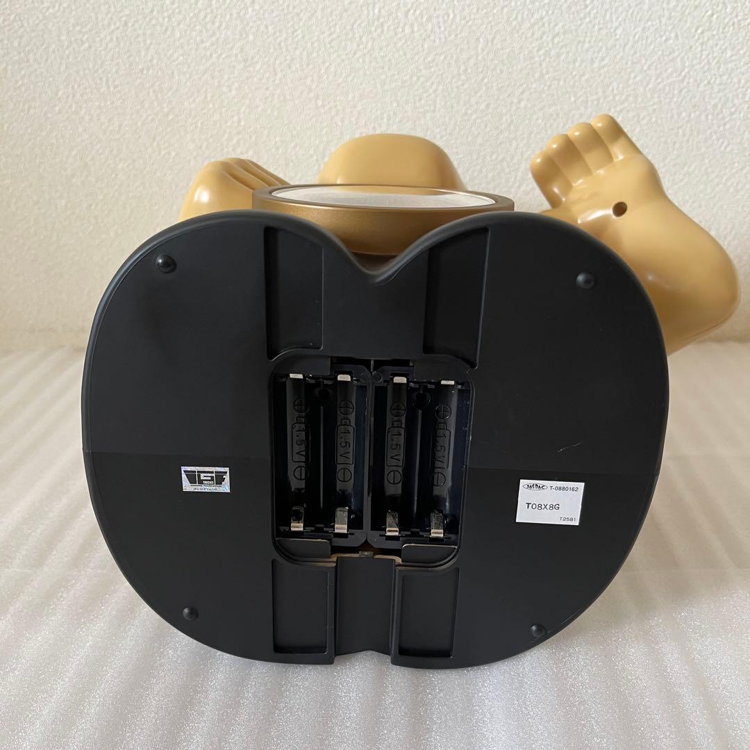 【かみみや】アントニオ猪木目覚まし時計ビックサイズアラーム 単三電池４本付