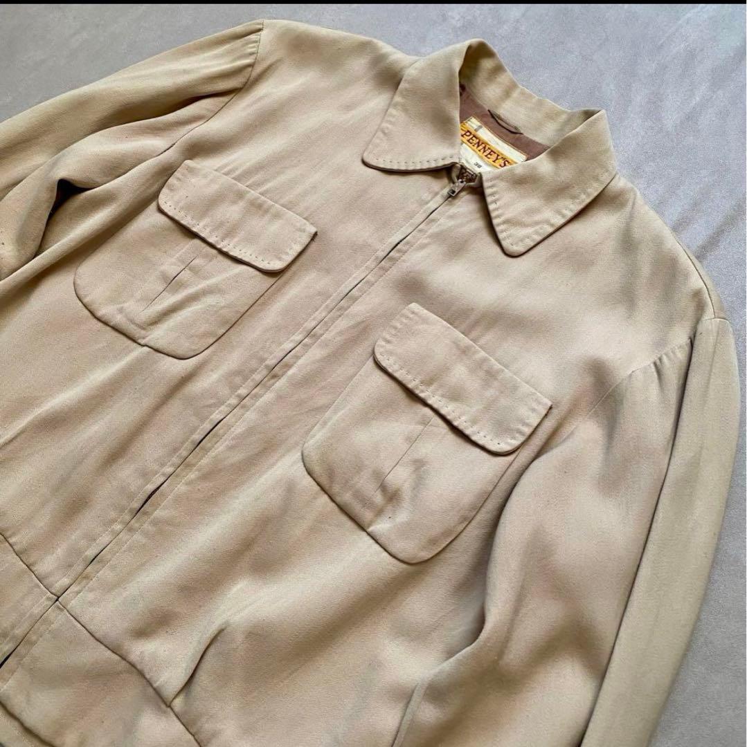 古*迎様 40s Penny's Gabardine Jacket Vintag