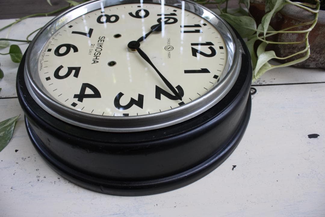 静音 アンティーク 電池式 クオーツ改造 動作品 希少 精工舎