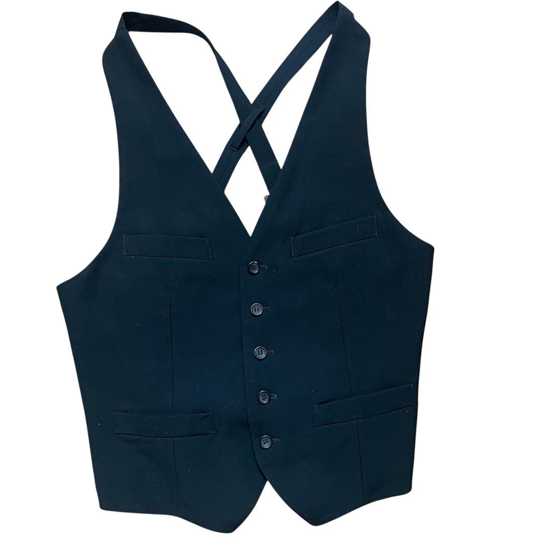 HELMUT LANG ヘルムートラング　ジレ　ベスト　スーツベスト　美品　黒