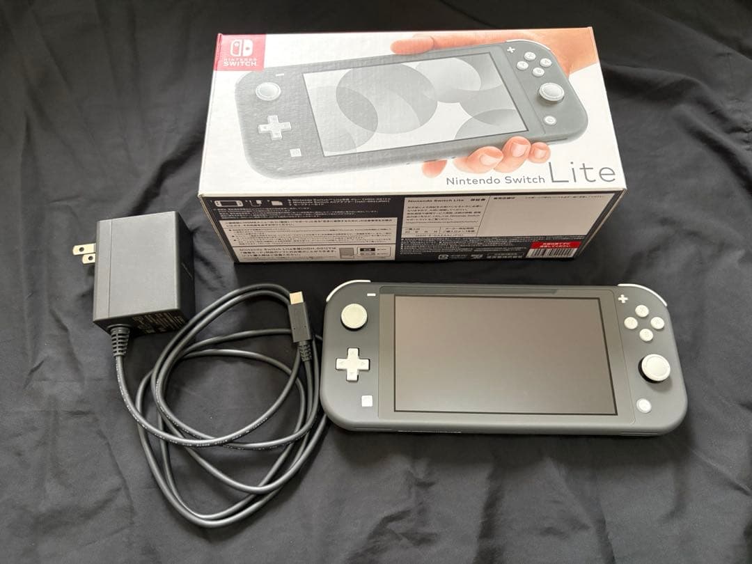 【箱・充電器付き】Nintendo Switch Lite グレー 本体