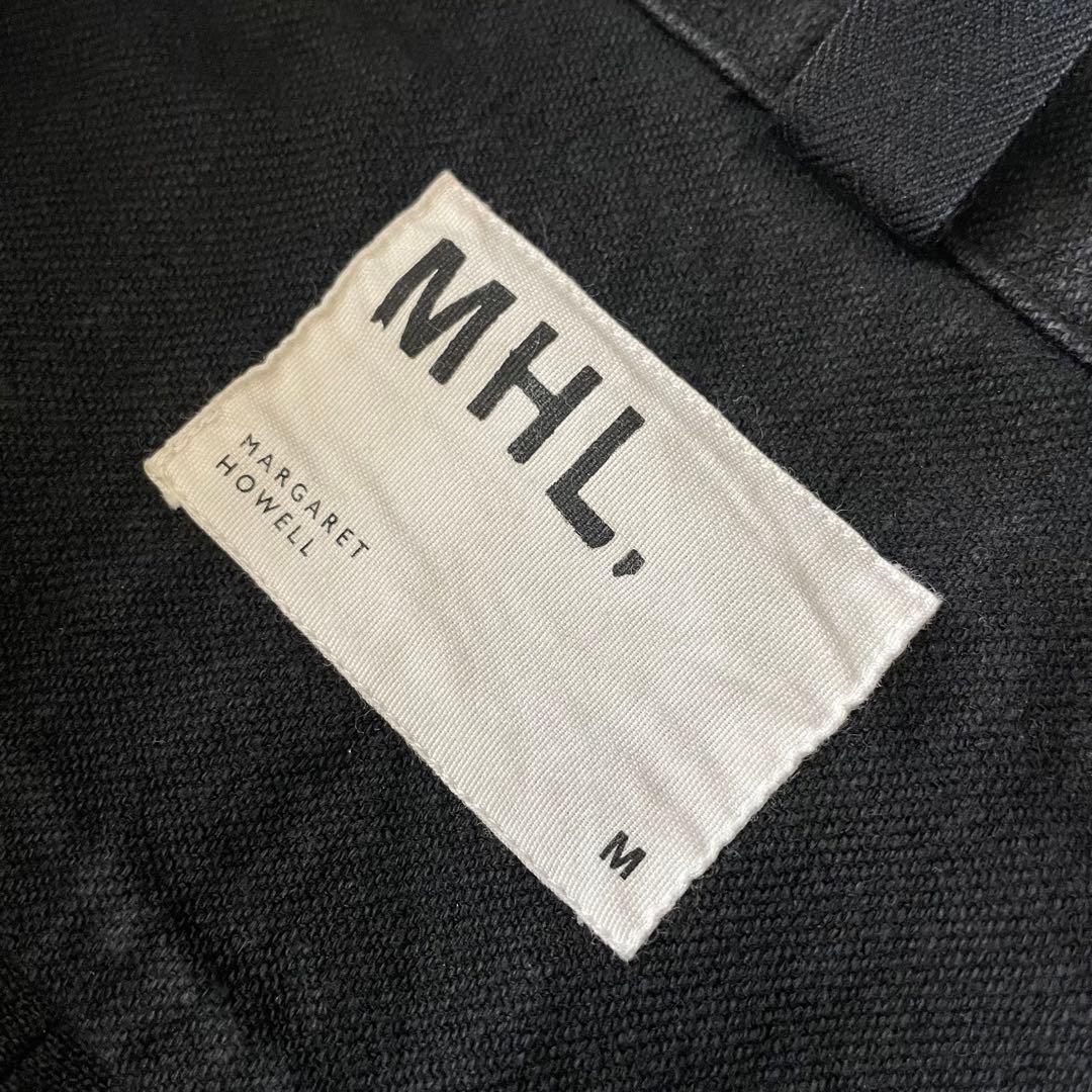 エムエイチエル MHL WORN LINEN COTTON DRILL M 黒