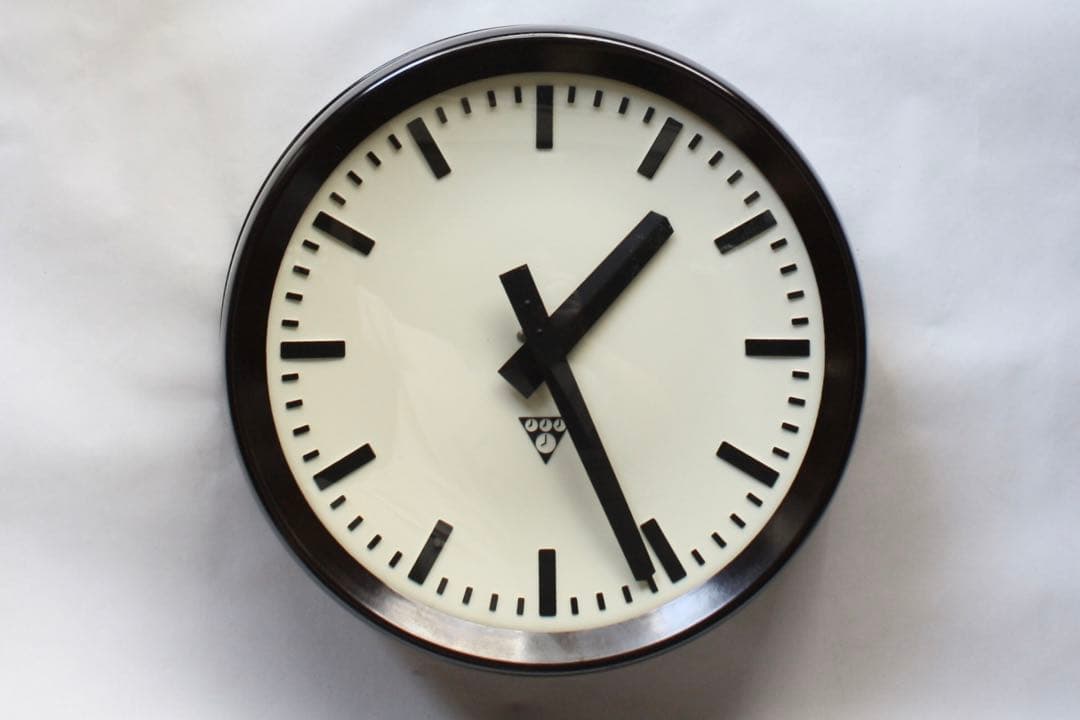 超希少！バックカバー付き！early60’s！厚さ9cm パラゴトロン 壁時計