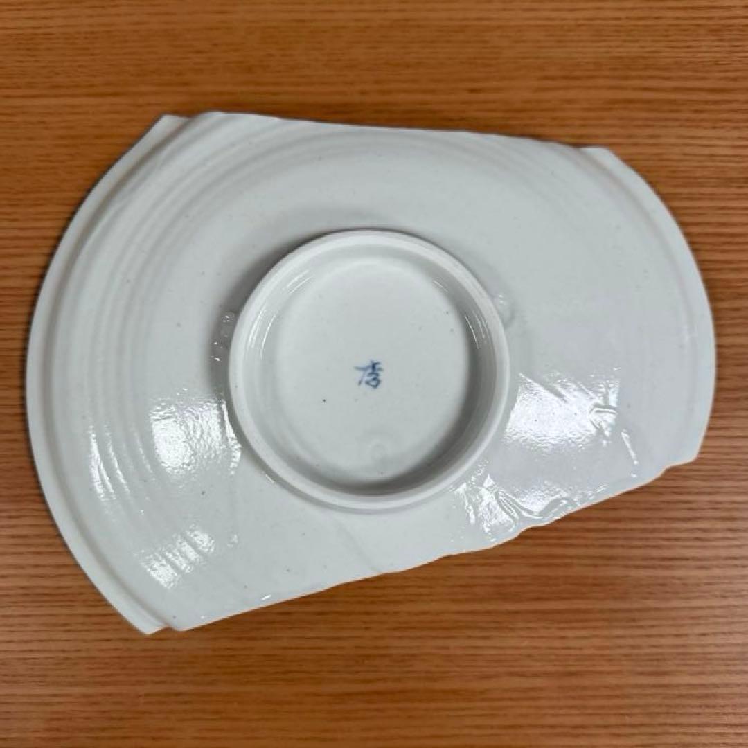 有田焼 李荘窯 染付吹墨月兎文 陶片皿☆