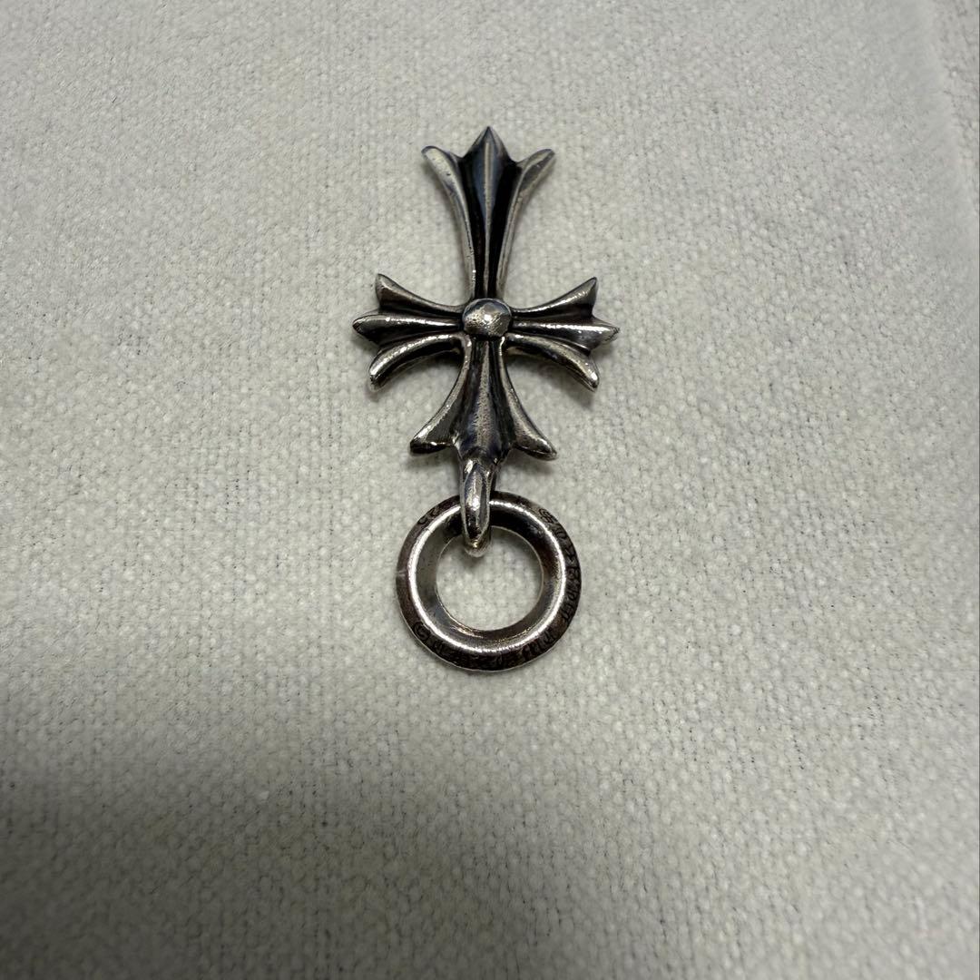 極美品　インボイス原本　TINY CH CROSS/タイニーCHクロス　クロム