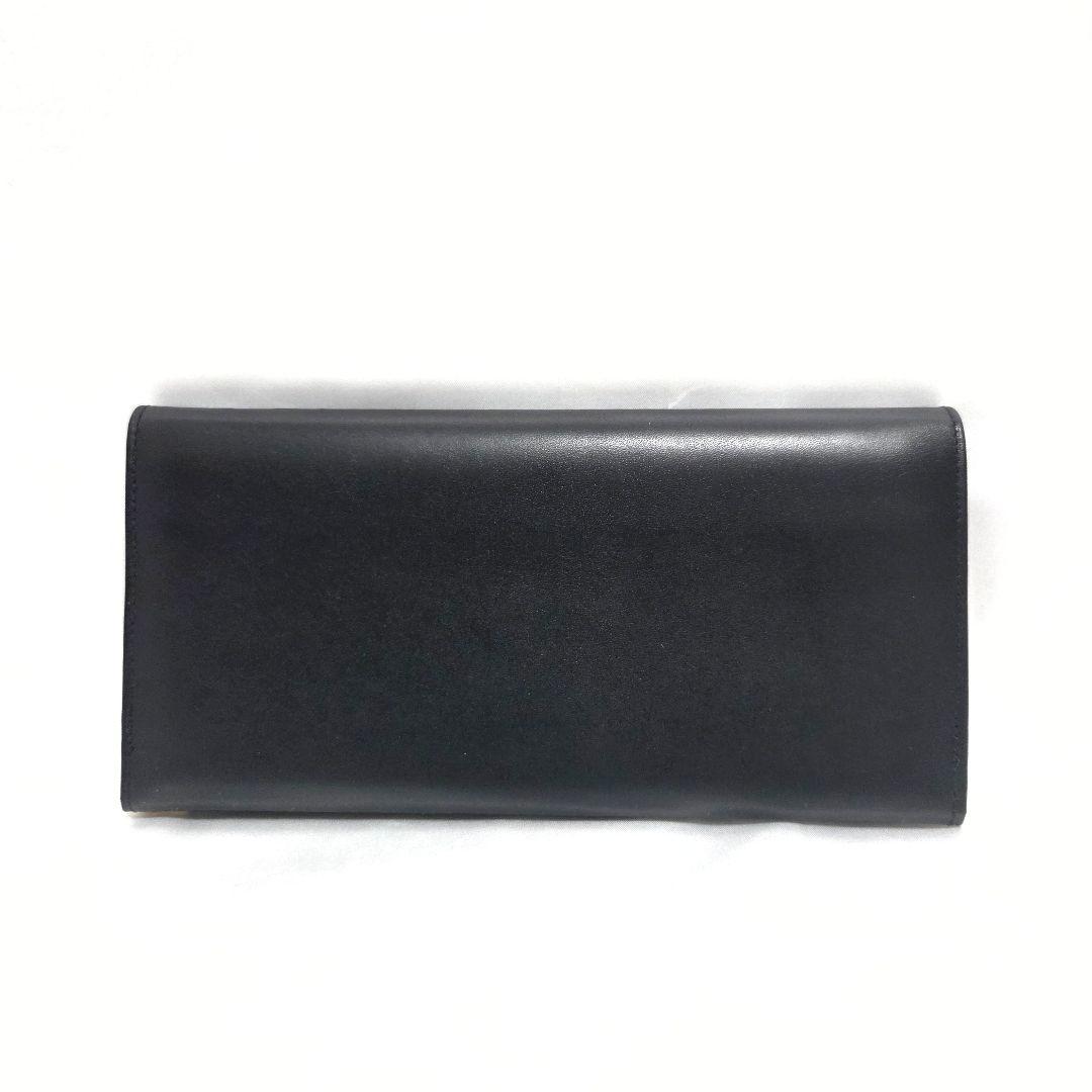 未使用品 dunhill 長財布 小銭入れ付き レザー ブラック メンズ 箱あり