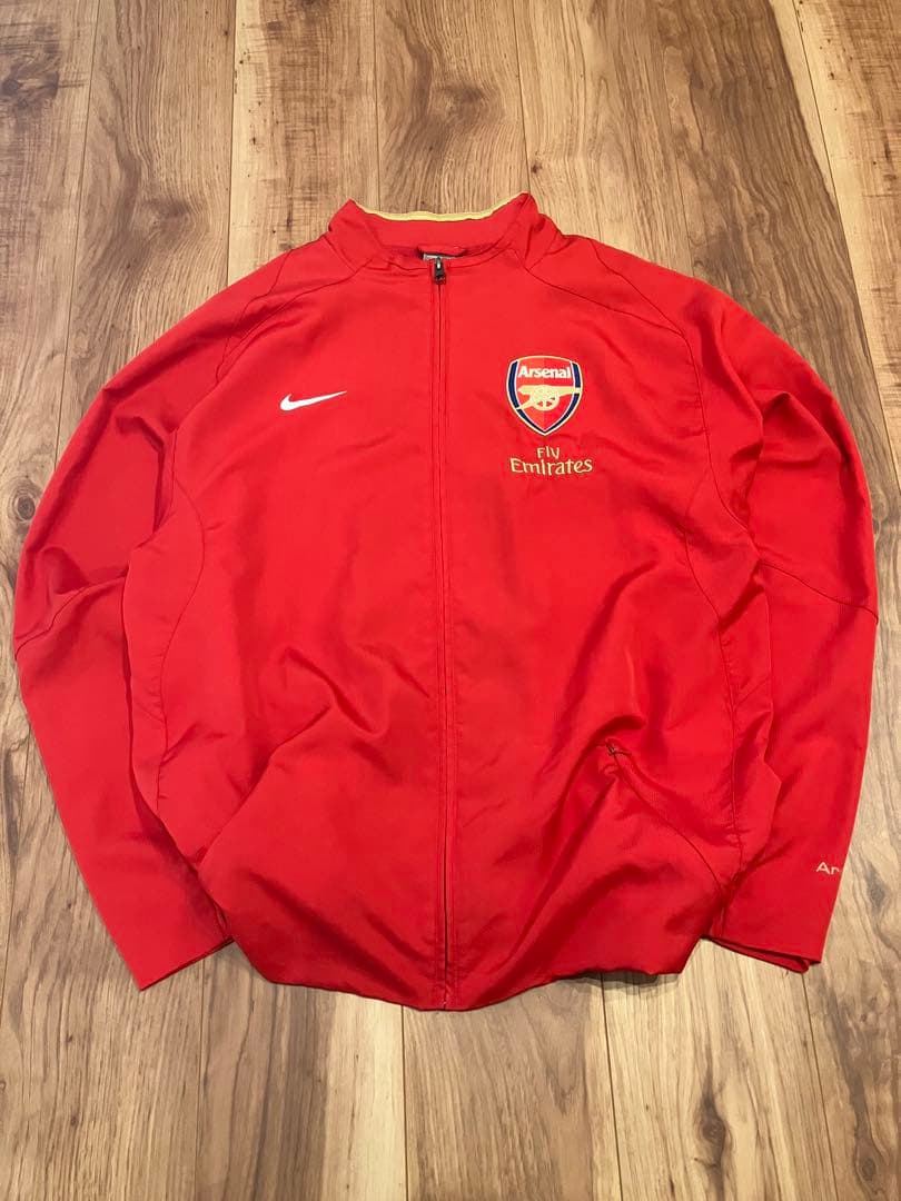 アーセナルFC Nike トラックジャケット 赤 Fly Emirates古着