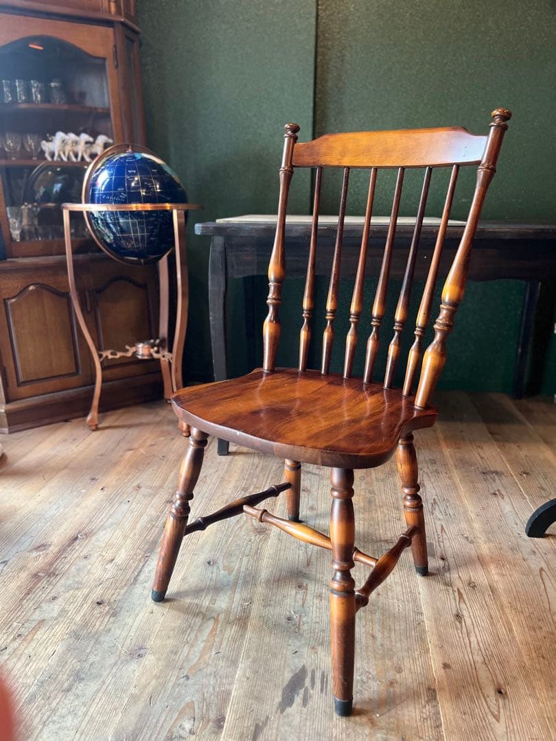 ② ウィンザーチェア インテリア 椅子 昭和レトロ