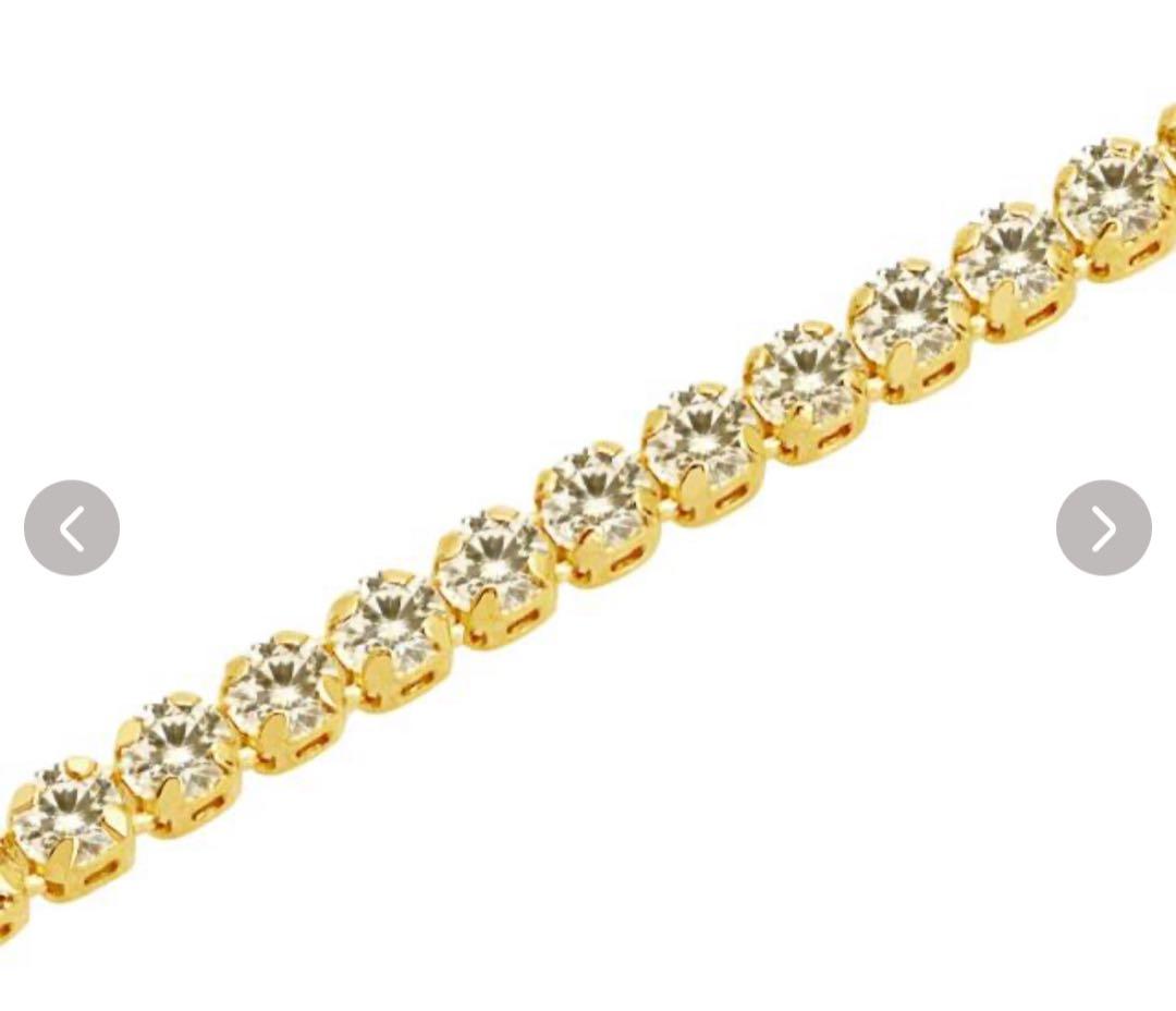 A*a様 【GGSカード鑑別書付】 K18 天然ダイヤモンド 計1ct テニスブ