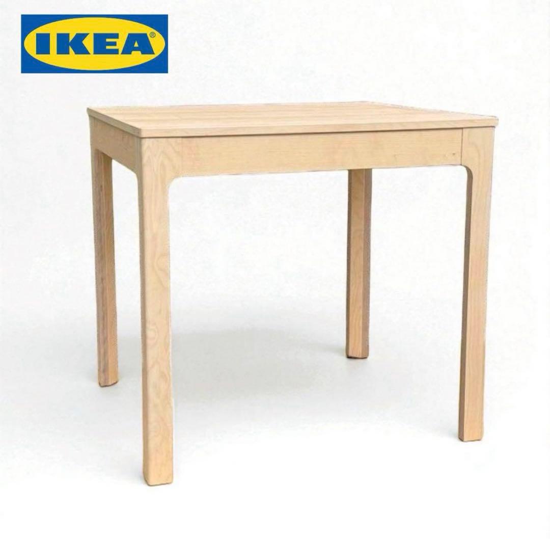 さーにゃ　IKEA ナチュラルウッド ダイニングテーブル