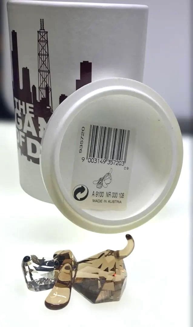 新品未使用品 スワロフスキー　バセットハウンド