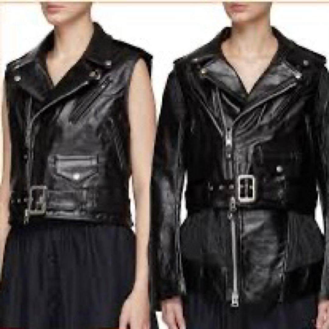H*A様 sacai Schott Leather Biker Jacket ラ