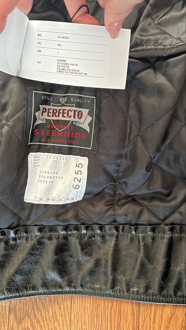 H*A様 sacai Schott Leather Biker Jacket ラ