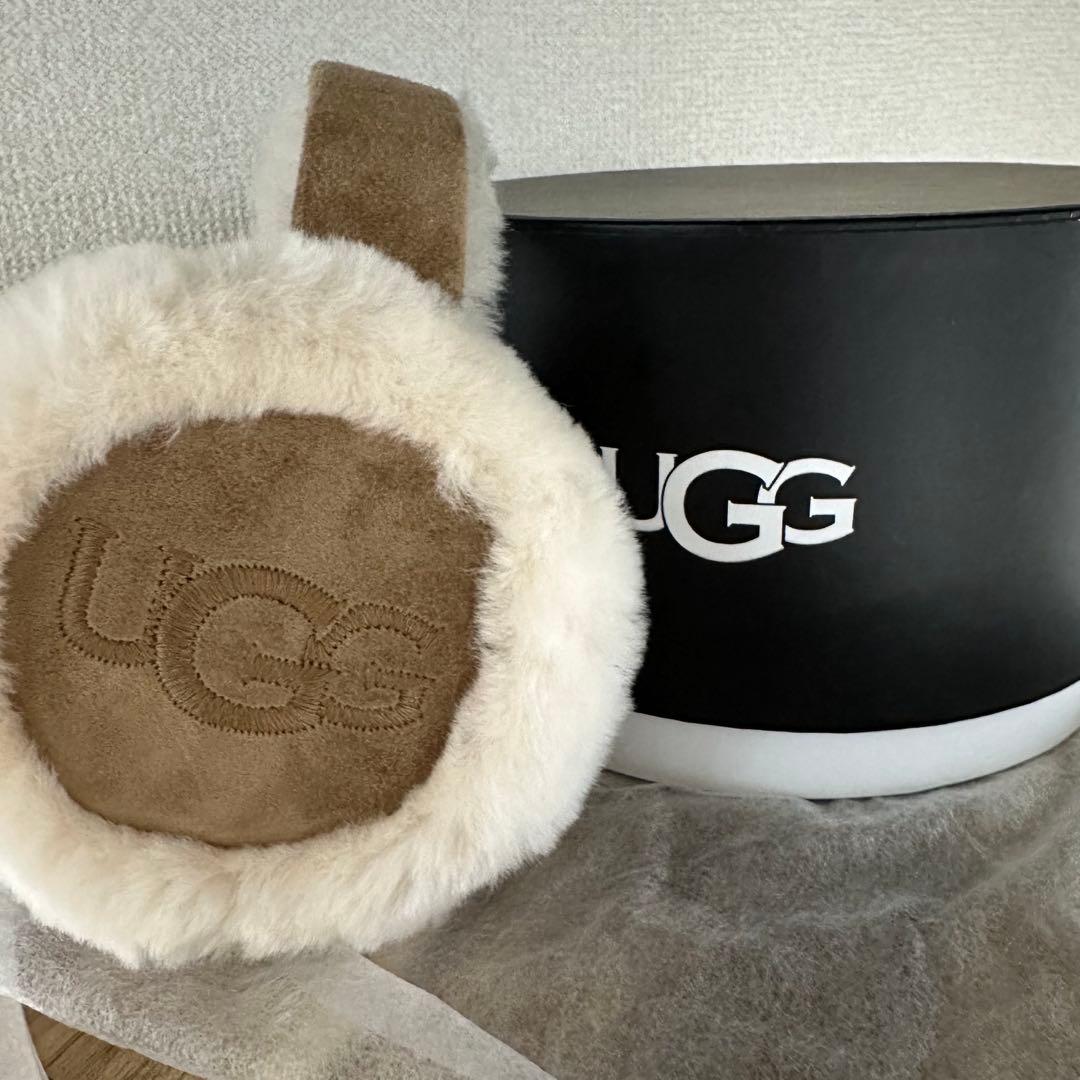 UGG 耳あて・イヤーマフ ベージュ・ホワイト