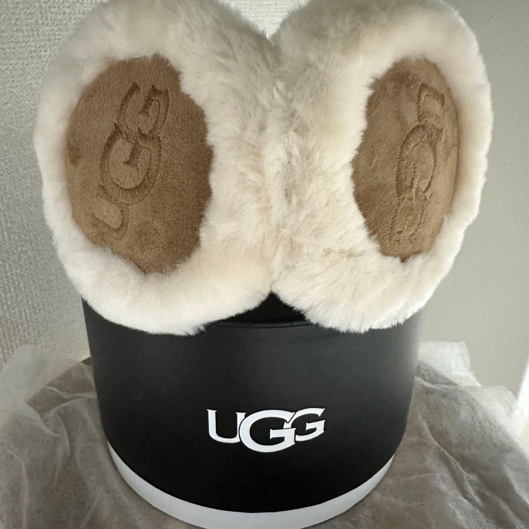 UGG 耳あて・イヤーマフ ベージュ・ホワイト