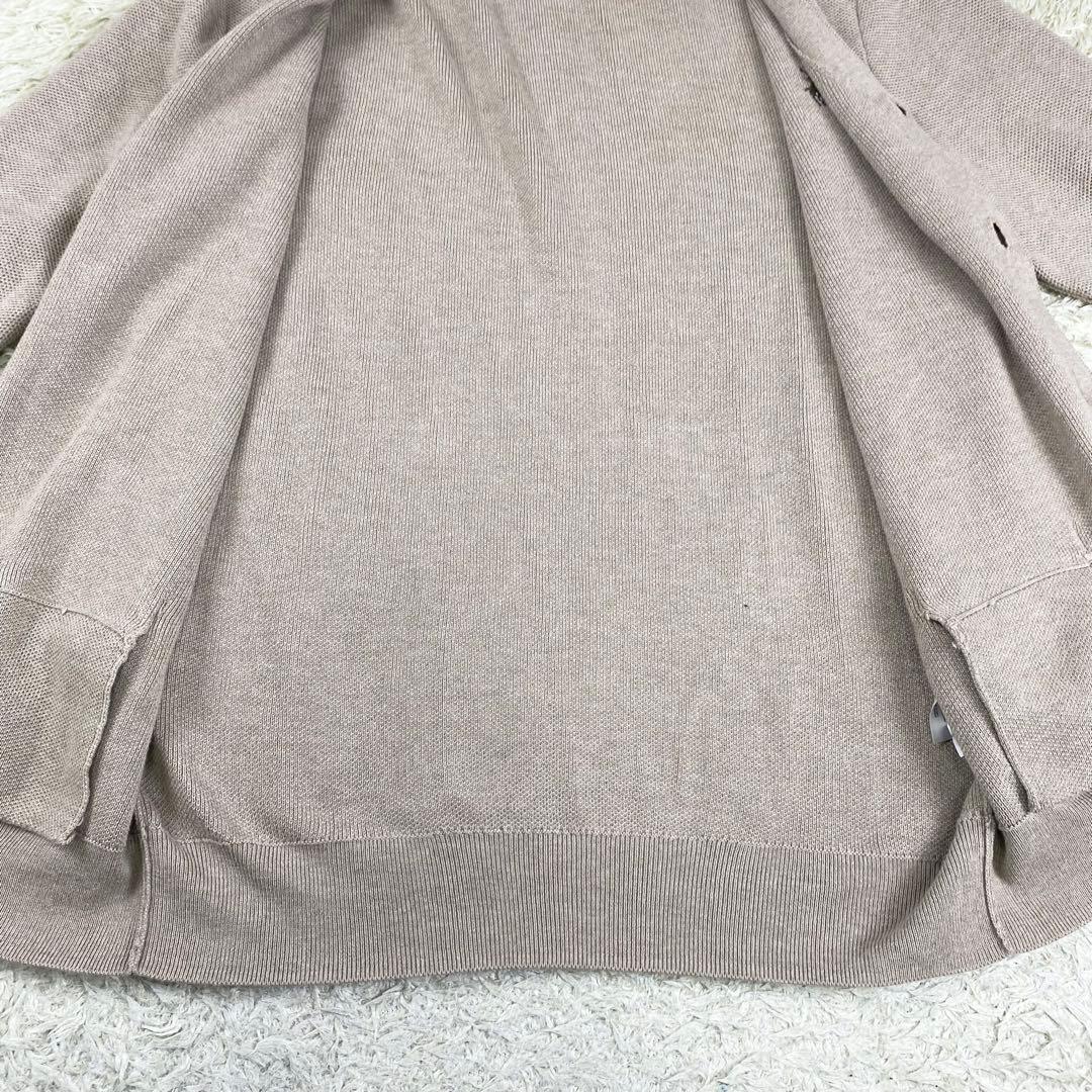 極美品 ポロラルフローレン カーディガン ピマコットン 現行 QRタグ ベージュ