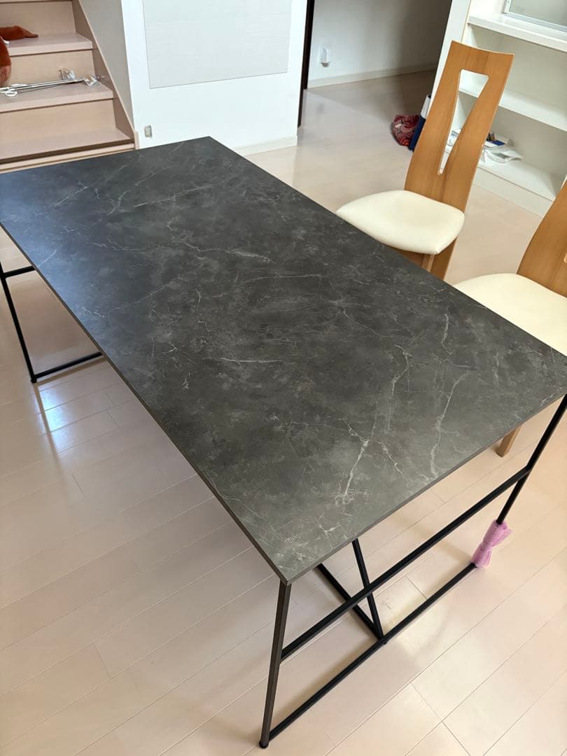 ダイニングテーブル 140cm 大理石調