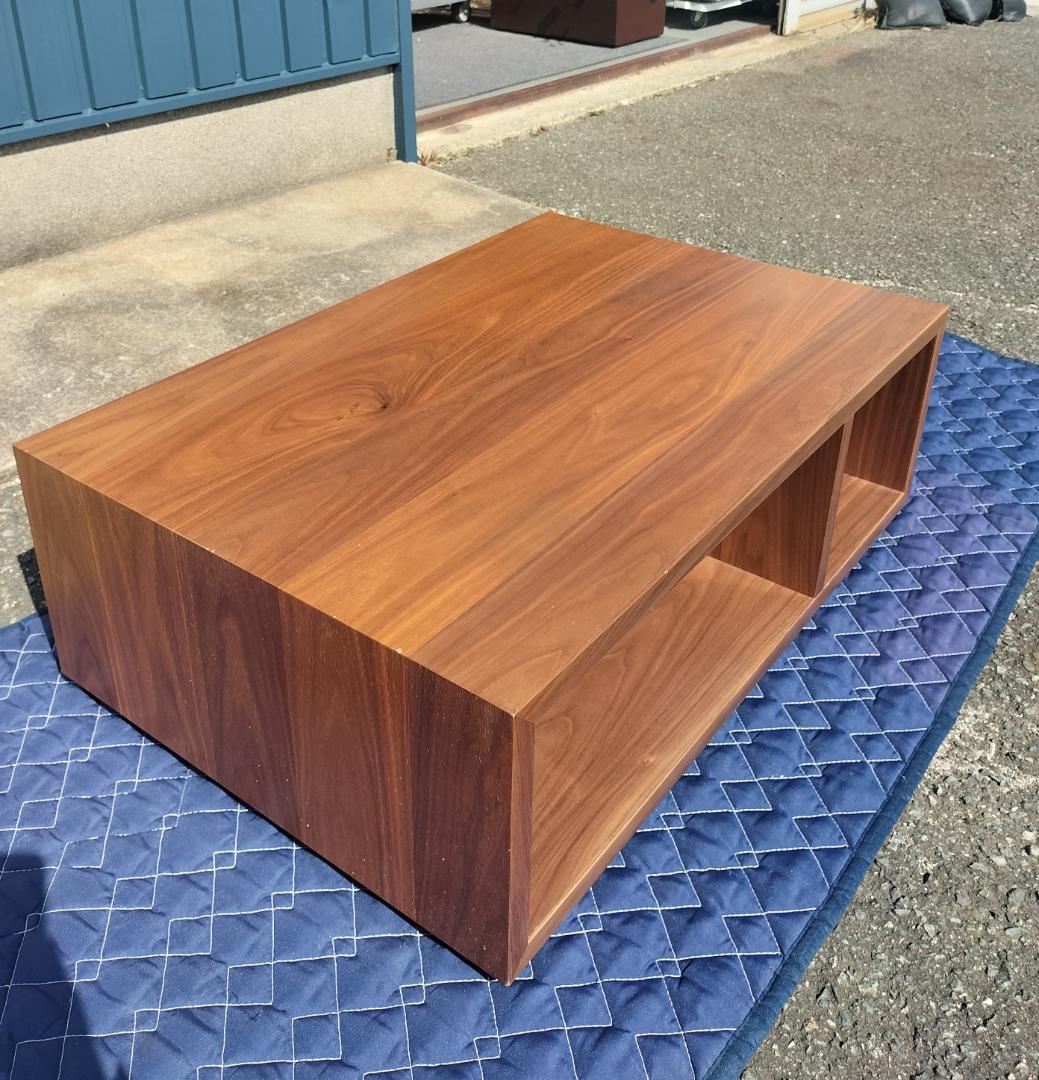 ボックステーブル◆ローテーブル◆ウォールナット(2502A②)