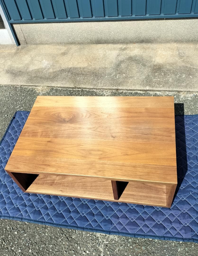 ボックステーブル◆ローテーブル◆ウォールナット(2502A②)