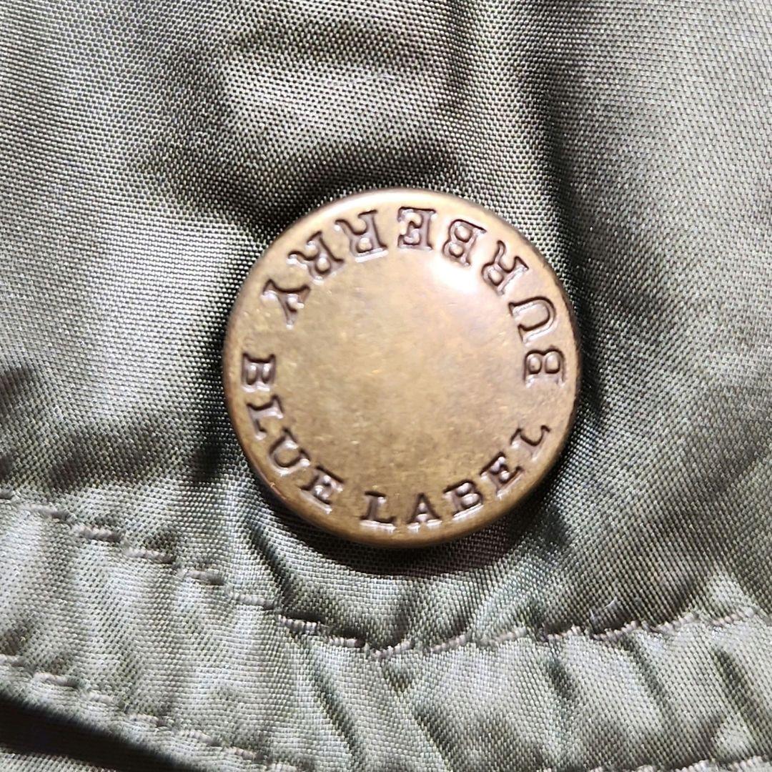 美品✨BURBERRY ダウンベスト ラクーンファー ノバチェック カーキ 38