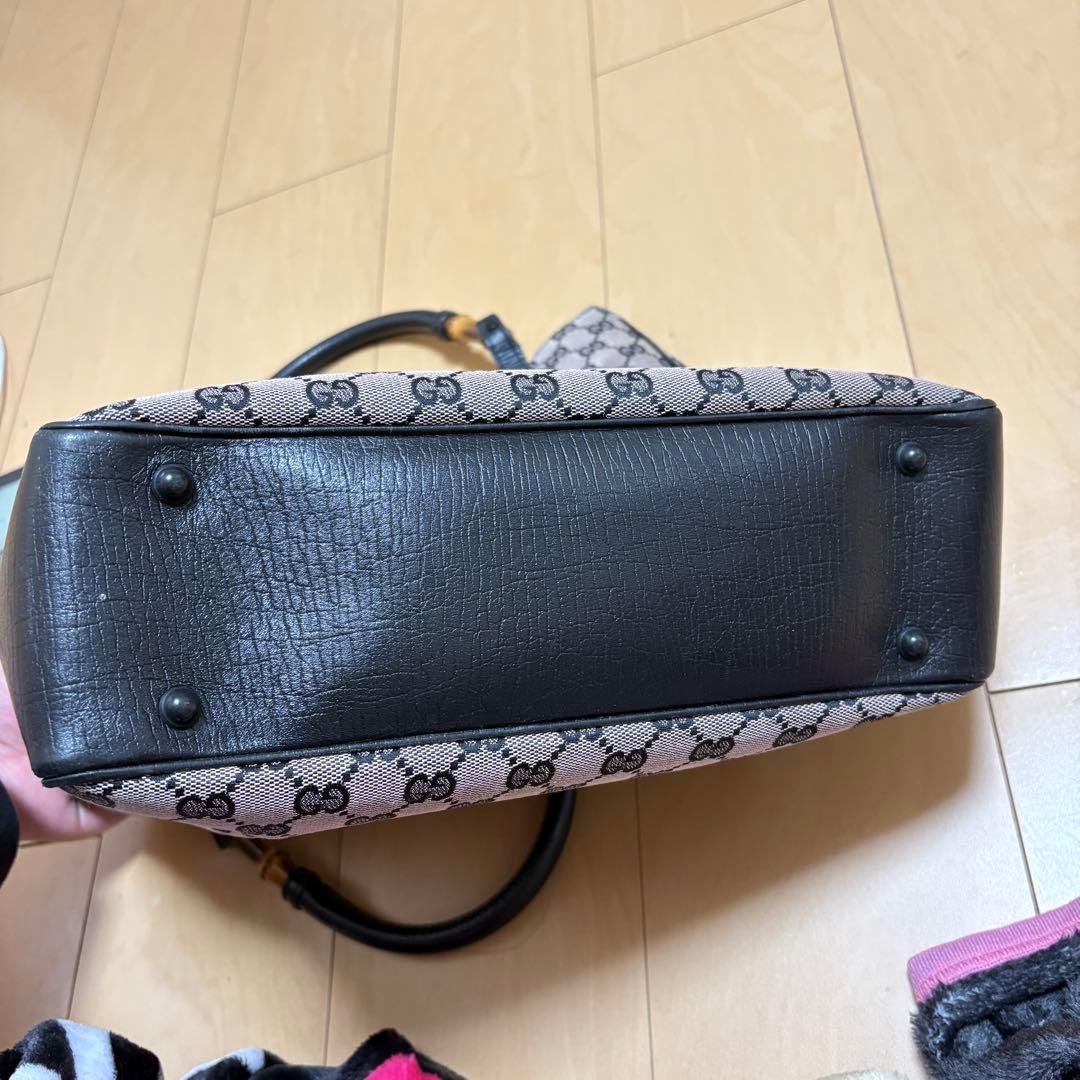 グッチ バンブー GGキャンバス トートバッグ