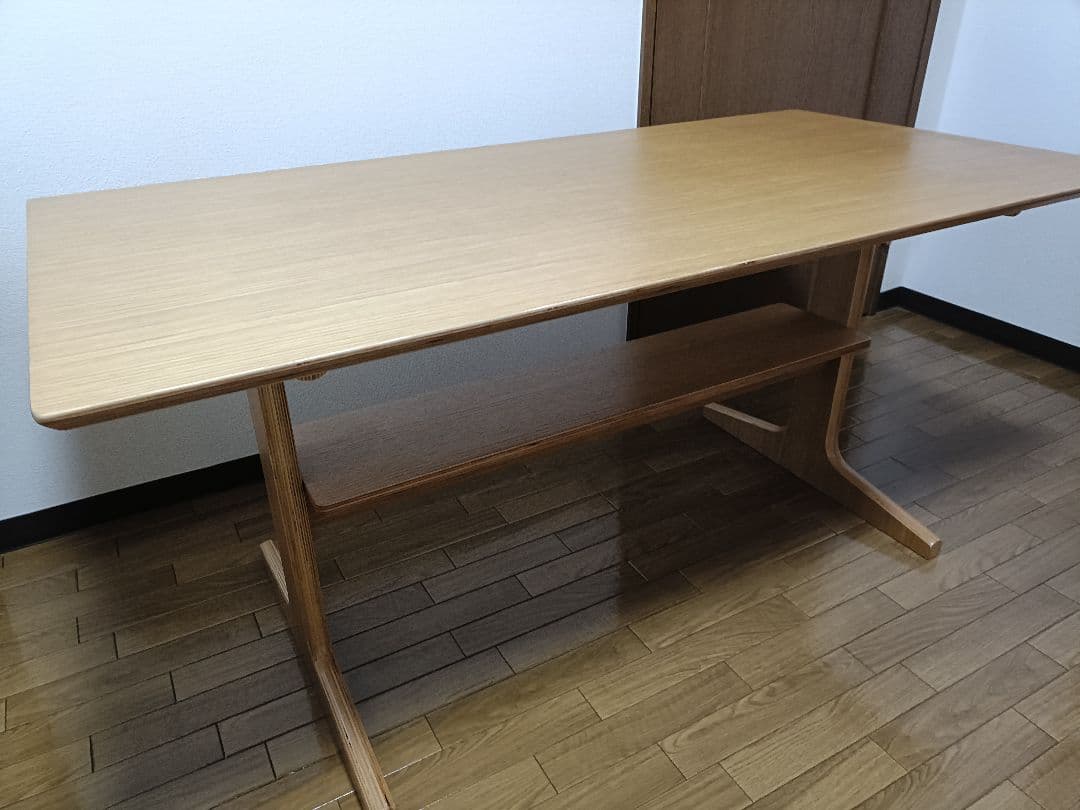 無印良品 リビングでもダイニングでもつかえるテーブル 130×65×60cm