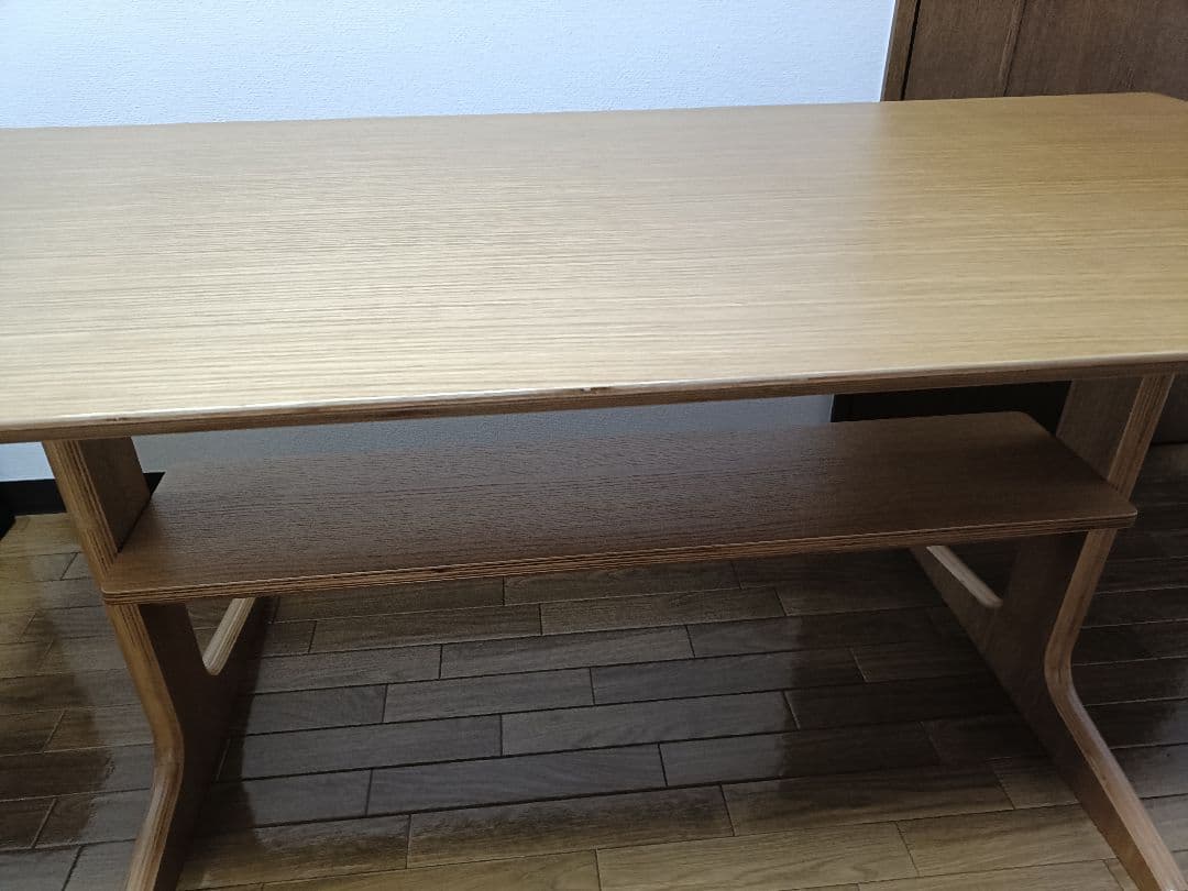 無印良品 リビングでもダイニングでもつかえるテーブル 130×65×60cm