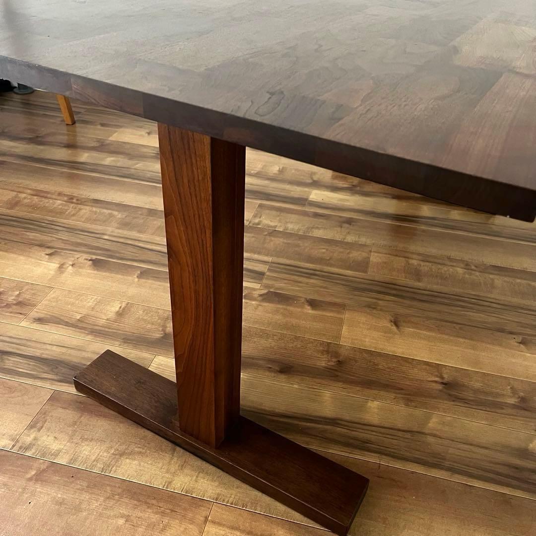 無垢材 ウォールナット ダイニングテーブル 蜜蝋 1600×800