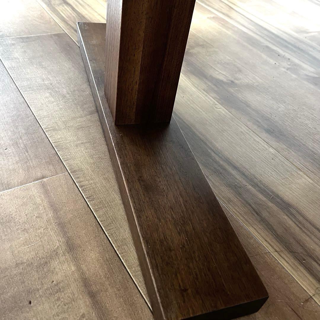 無垢材 ウォールナット ダイニングテーブル 蜜蝋 1600×800