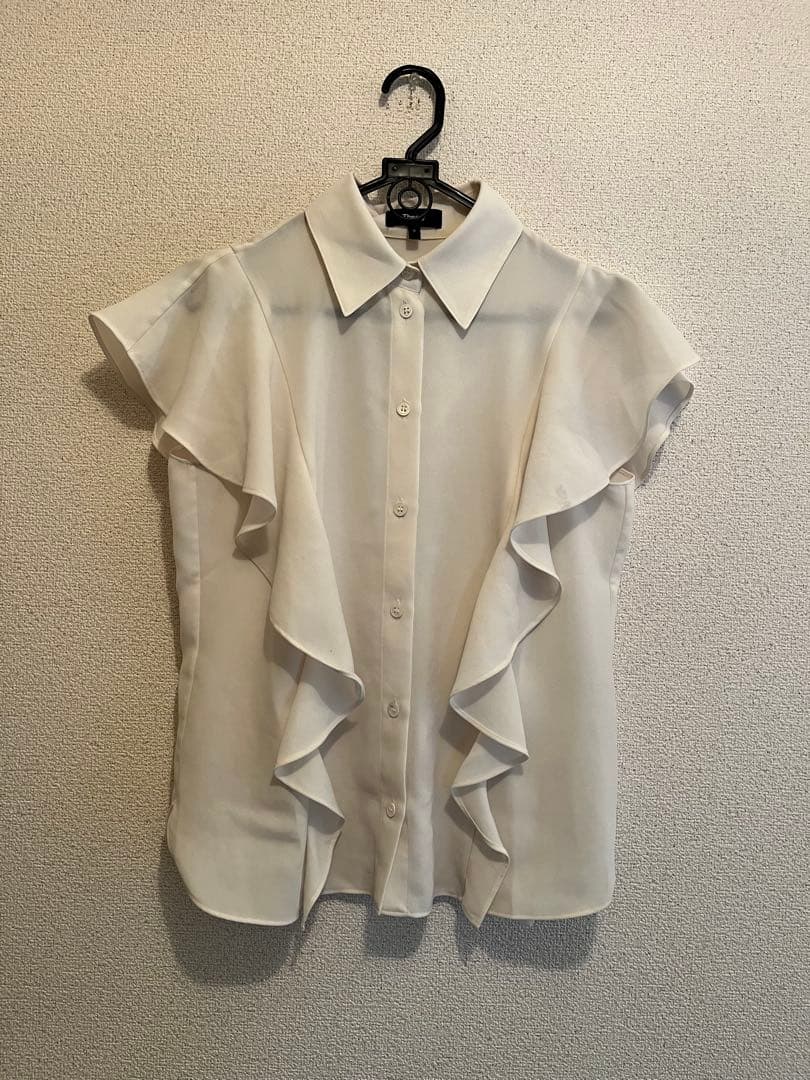 theoryセオリー　ラッフルフリルブラウス　2枚セット