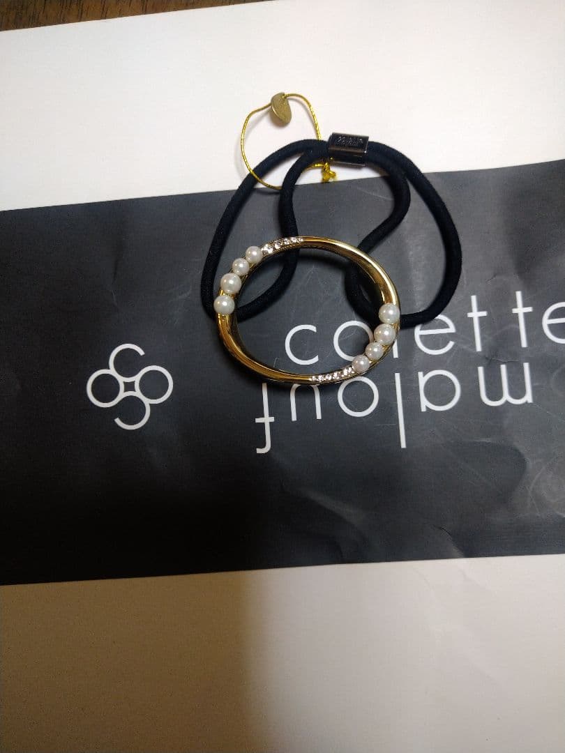 コレットマルーフメタルオーバルパールポニー