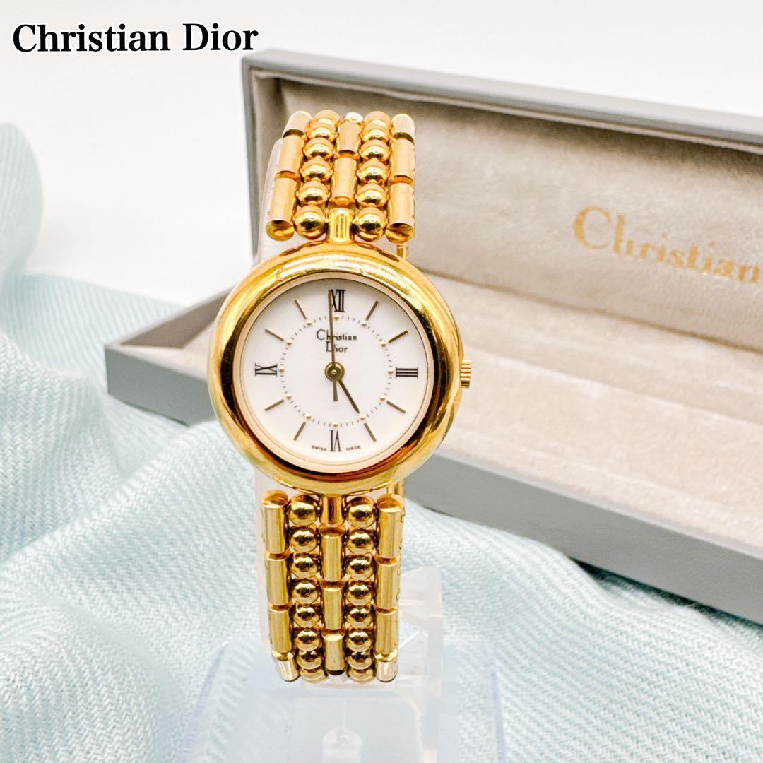 ✨Christian Dior 3019 ラウンド GPクオーツ レディース