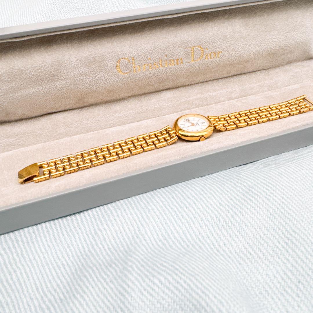 ✨Christian Dior 3019 ラウンド GPクオーツ レディース