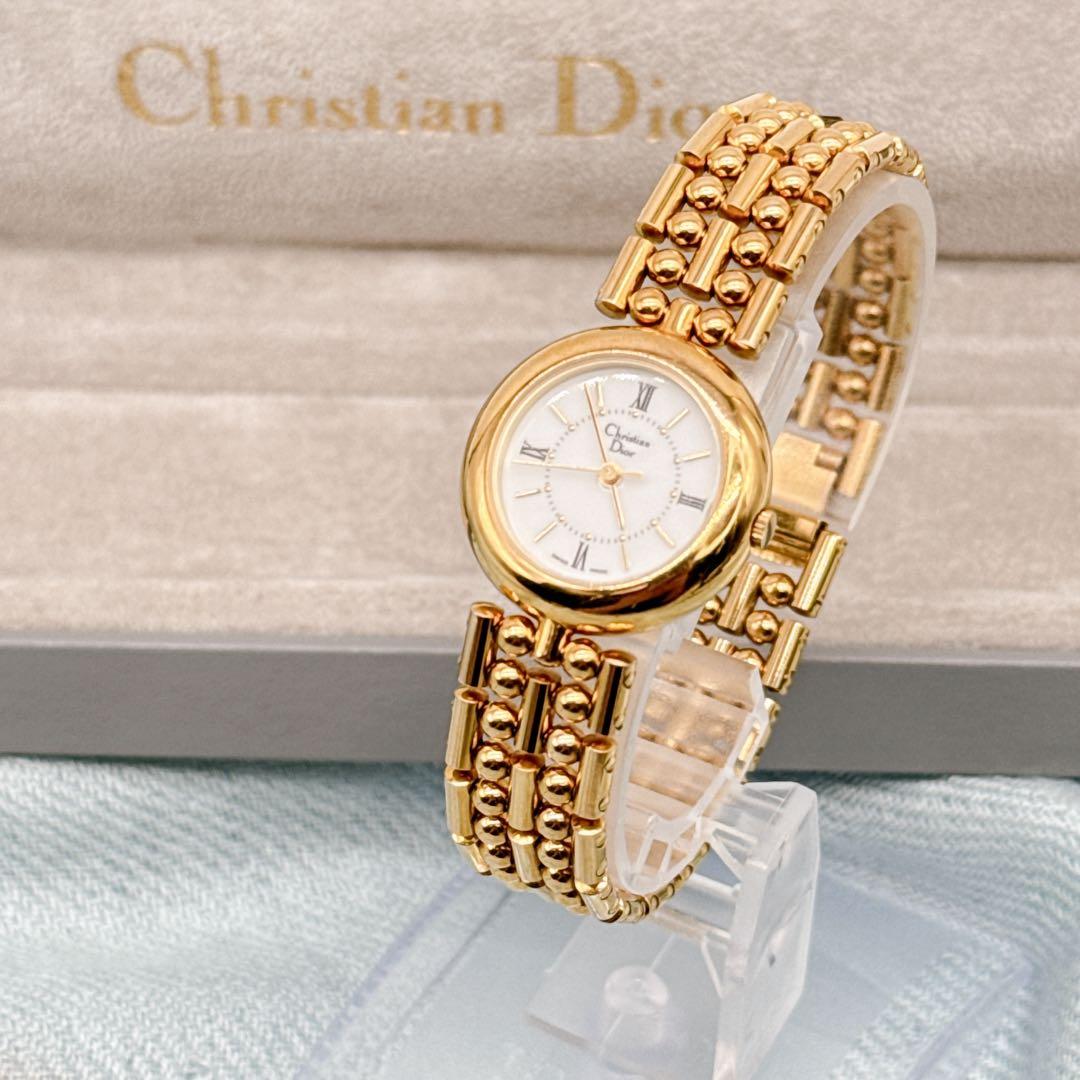 ✨Christian Dior 3019 ラウンド GPクオーツ レディース