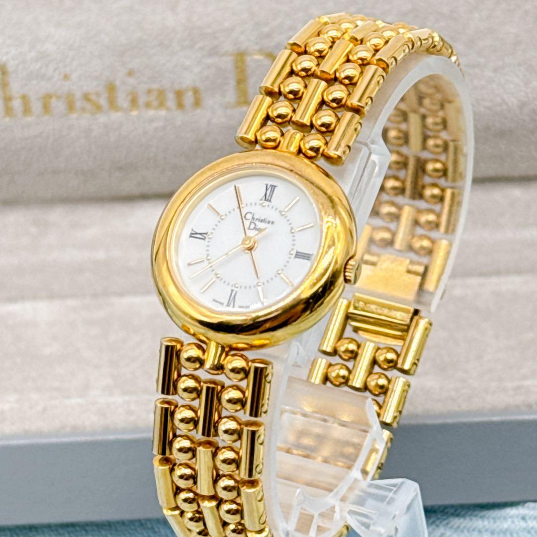 ✨Christian Dior 3019 ラウンド GPクオーツ レディース