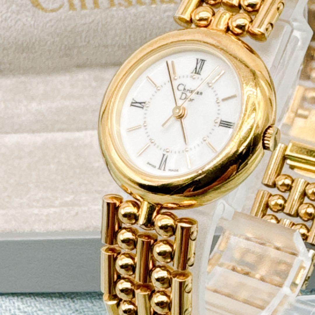 ✨Christian Dior 3019 ラウンド GPクオーツ レディース