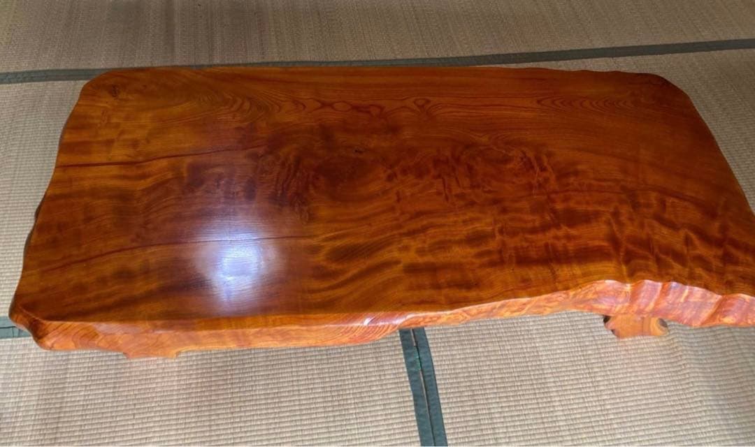 欅一枚板　テーブル　送料込み