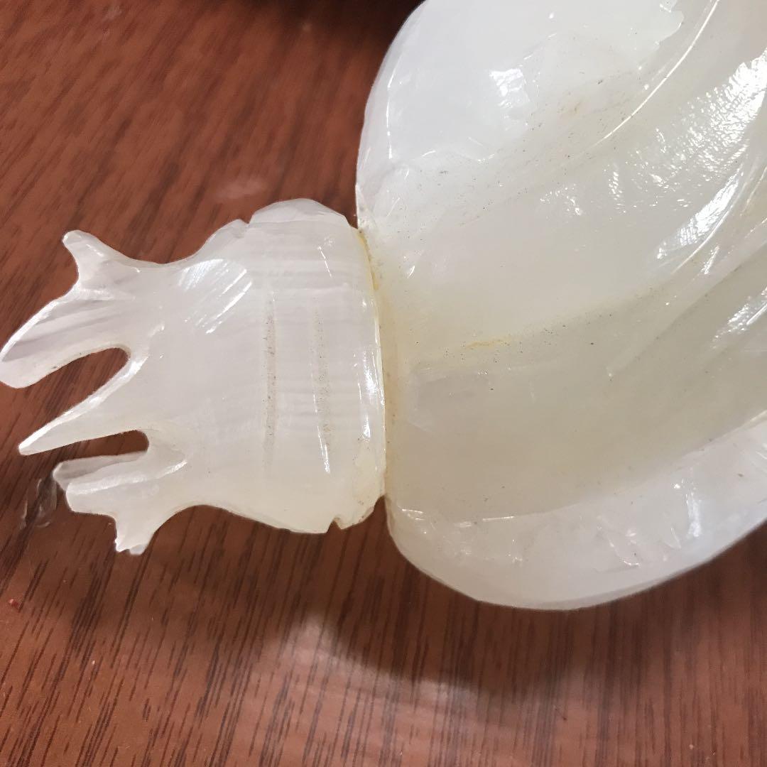 寿山石か玉石か？白菜(百歳　健康長寿縁起置物