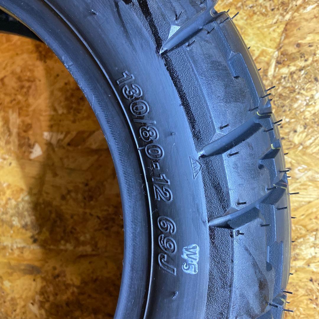 モンキー125JB-05用前後純正タイヤ 120/80-12、130/80-12