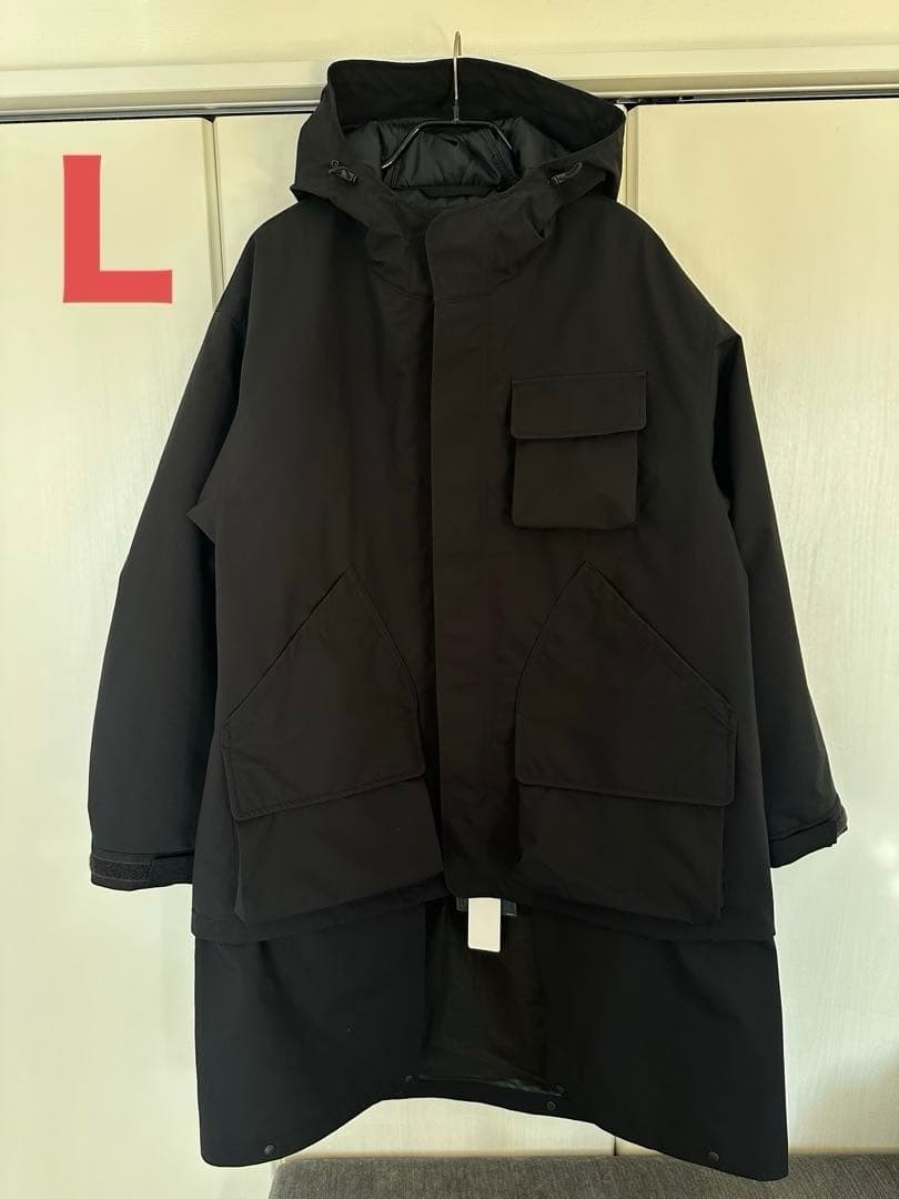 GU×ENGINEERED GARMENTS パデッドシェルパーカ ネイビー L