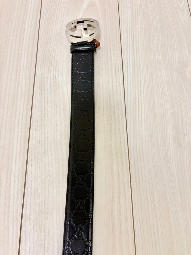 12/28まで限定値引き　GUCCI ダブルGベルト　グッチ希少バックル