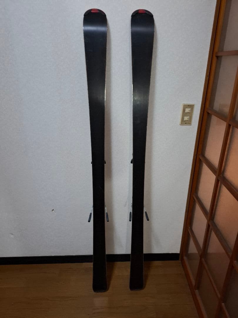 美品 elan eFlex スキー 板 ブラック/レッド